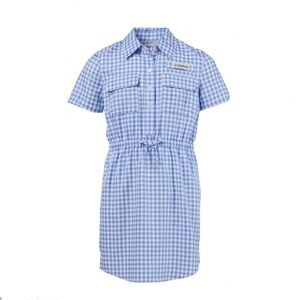 NWOT Magellan Blue Gingham Girls Fishing Shirt Dress